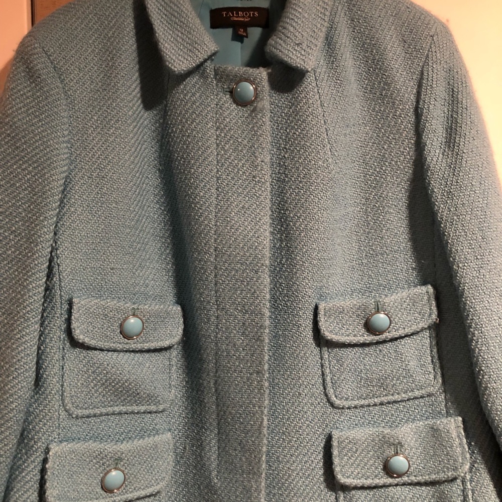 Sky Blue Jacket from Talbot, Barley Worn